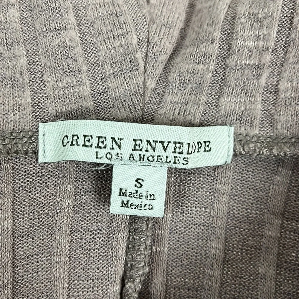Green Envelope mauve cowl neck pull over long sleeve top - size small - Picture 5 of 8